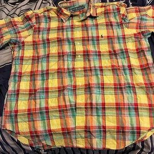 Ralph Lauren Polo - Plaid Orange/Yellow